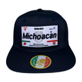 HTF-MX CITY-PK6-BLK SNAPBACK WITH PATCH, EMBROIDERY (6PCS/PACK) - MICHOACAN - Burzip Wholesale