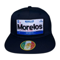 HTF-MX CITY-PK6-BLK SNAPBACK WITH PATCH, EMBROIDERY (6PCS/PACK) - MORELOS - Burzip Wholesale