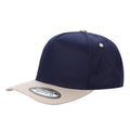 5panel Solid with Under Bill Colored Blank Caps Tcoa - WHT/L.GREY - Burzip Wholesale
