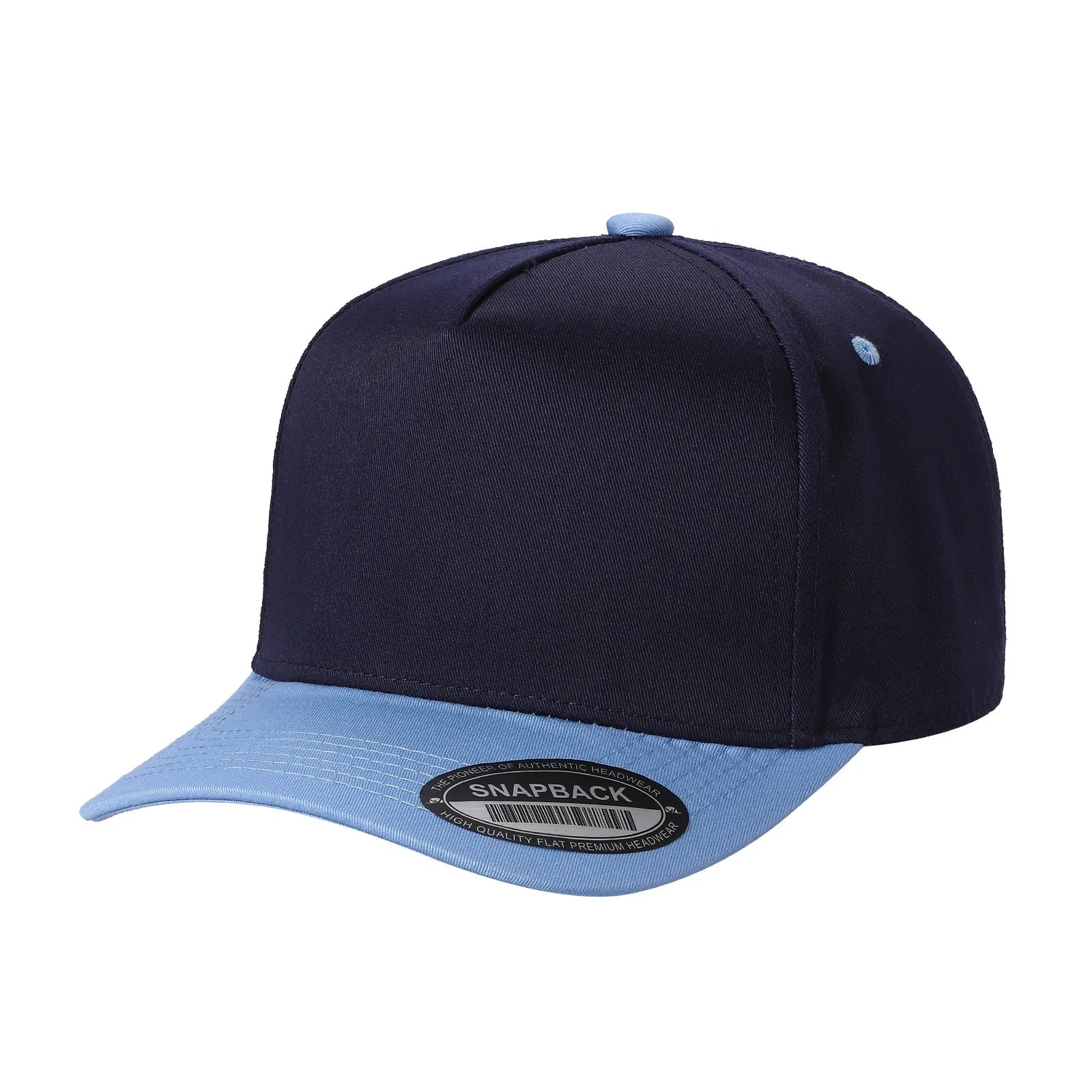 5panel Solid with Under Bill Colored Blank Caps Tcoa - selected color - Burzip Wholesale