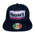 HTF-MX CITY-PK6-BLK SNAPBACK WITH PATCH, EMBROIDERY (6PCS/PACK) - NAYARIT - Burzip Wholesale