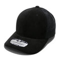 Black PB235 6 panel corduroy mesh structured adjustable snapback blank cap for embroidery
