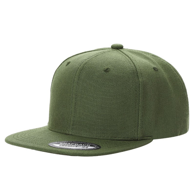 PS-POLY SNAPBACK FLAT BILL - selected color - Burzip Wholesale