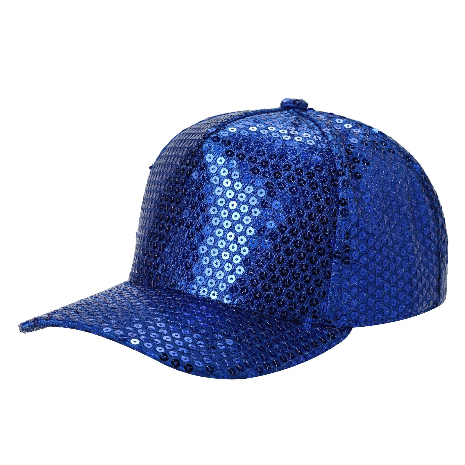 5Panel Sequince Fabric Cap tcsq - RED - Burzip Wholesale