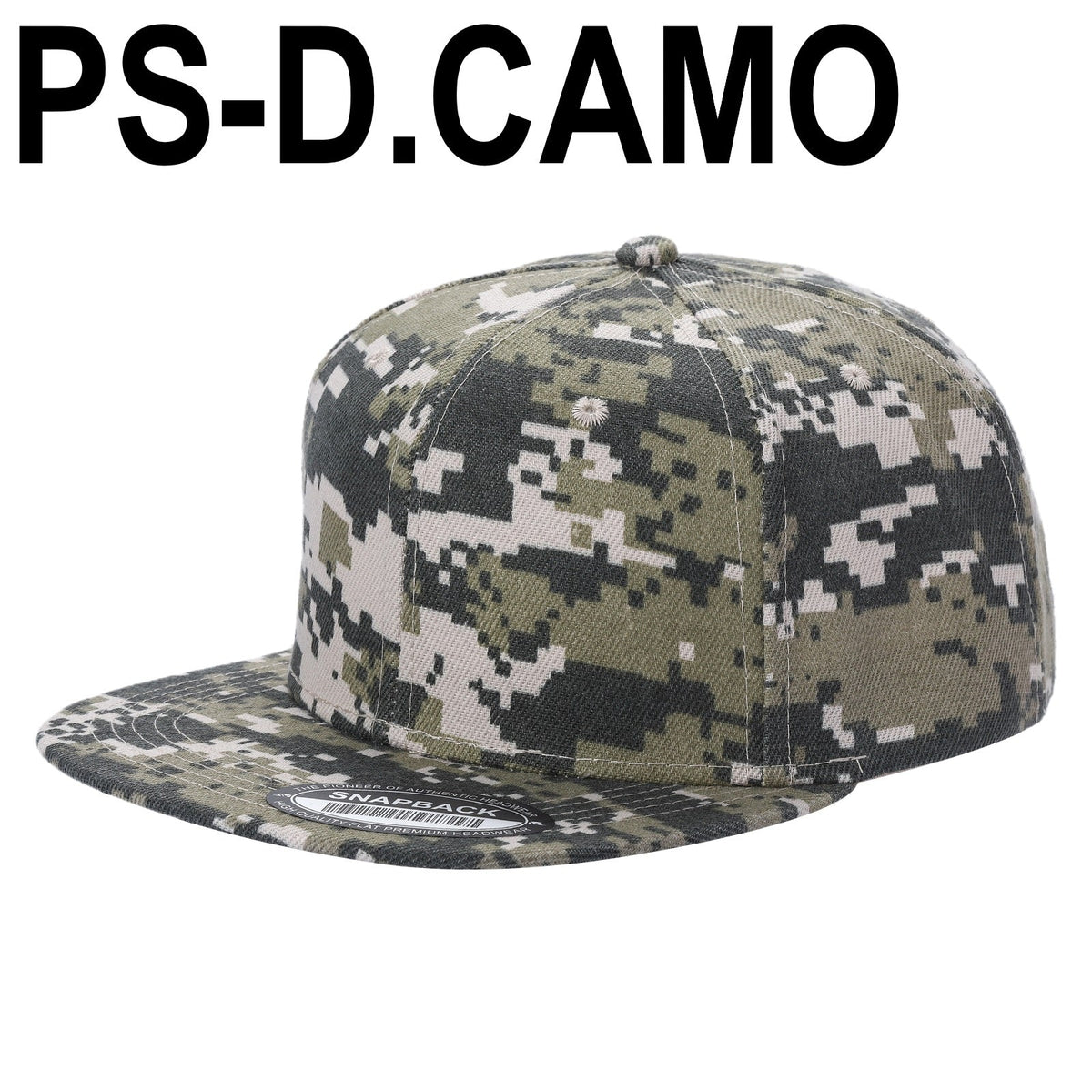 PS-POLY SNAPBACK FLAT BILL - selected color - Burzip Wholesale