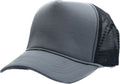 Sponge Foam Trucker Mesh for Kids 5panel Adult Unisex Stm - KHAKI/BROWN - Burzip Wholesale