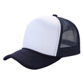 Sponge Foam Trucker Mesh for Kids 5panel Adult Unisex Stm - WHT/N.GREEN - Burzip Wholesale