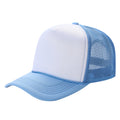 Sponge Foam Trucker Mesh for Kids 5panel Adult Unisex Stm - WHT/H.PINK - Burzip Wholesale