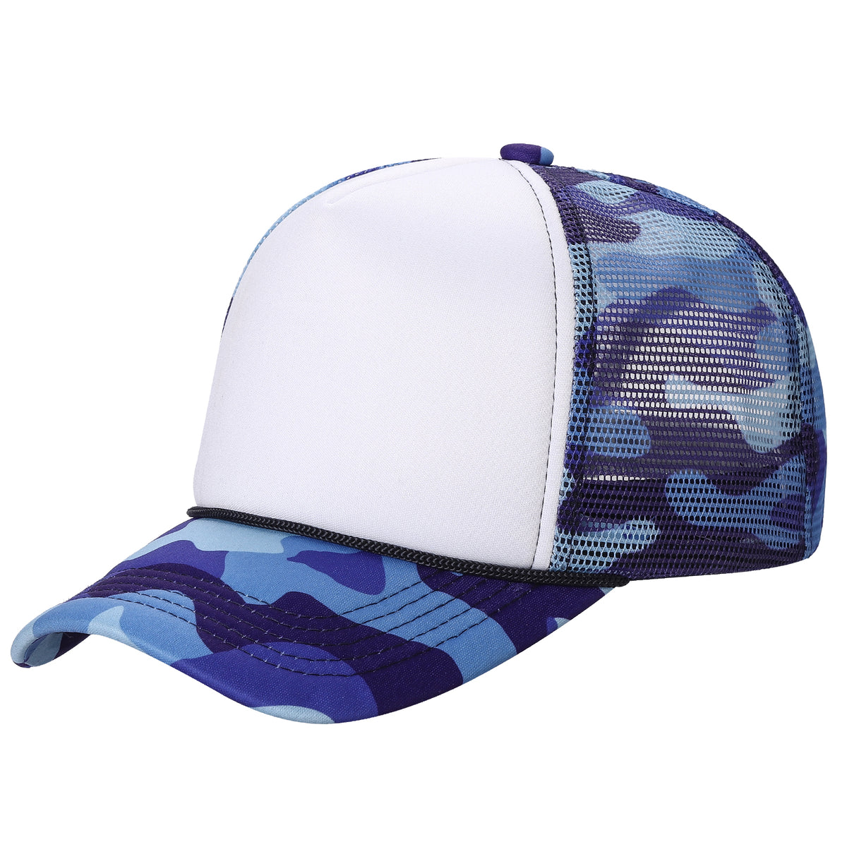 Sponge Foam Trucker Mesh for Kids 5panel Adult Unisex Stm - selected color - Burzip Wholesale
