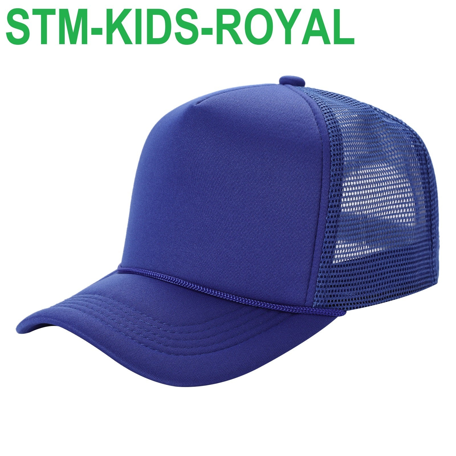 Sponge Foam Trucker Mesh for Kids 5panel Stmk - TEAL - Burzip Wholesale