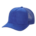 5Panel Suede Front Mesh Back Trucker Cap for Burning Art sum 520 - RED/BLK - Burzip Wholesale