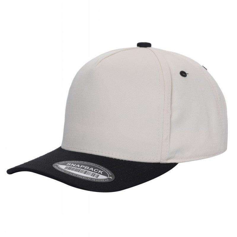 Tcnew 5panel Twill Fabric 2tone Snapback Cap New Arrivals - NAVY/BLK - Burzip Wholesale