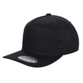 5panel Twill Snapback 100% Cotton - WHT/NAVY - Burzip Wholesale