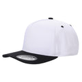 TCBLK-5 Panel Black Color Snapback Baseball Cap - selected color - Burzip Wholesale