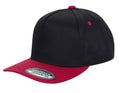 TCBLK-5 Panel Black Color Snapback Baseball Cap - selected color - Burzip Wholesale