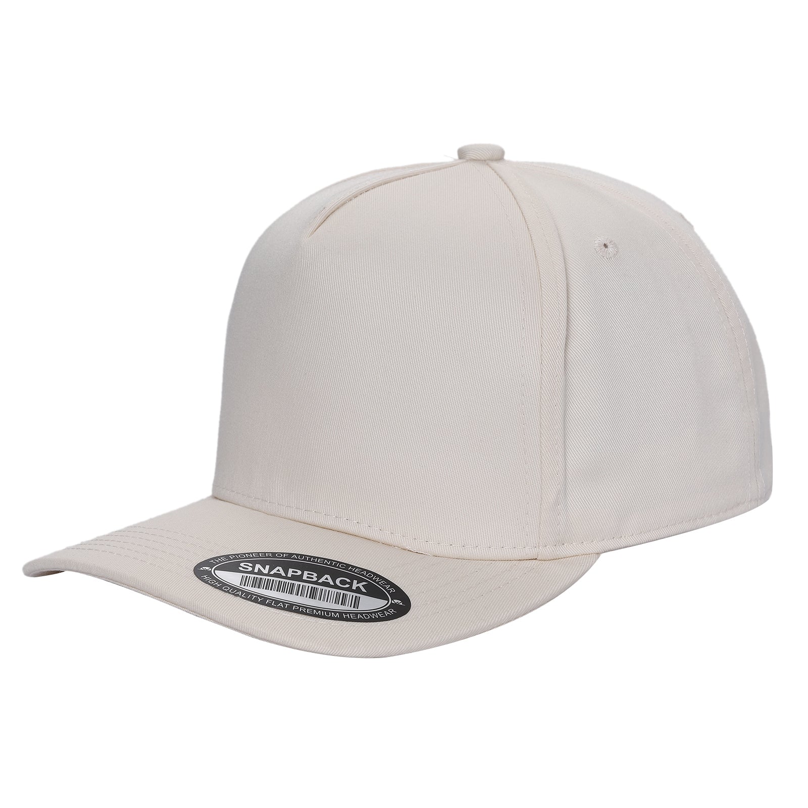 TCBLK-5 Panel Black Color Snapback Baseball Cap - BLACK / RED - Burzip Wholesale