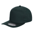 TCBLK-5 Panel Black Color Snapback Baseball Cap - OLIVE/BLACK - Burzip Wholesale