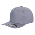 TCBLK-5 Panel Black Color Snapback Baseball Cap - selected color - Burzip Wholesale