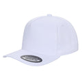 TCBLK-5 Panel Black Color Snapback Baseball Cap - selected color - Burzip Wholesale