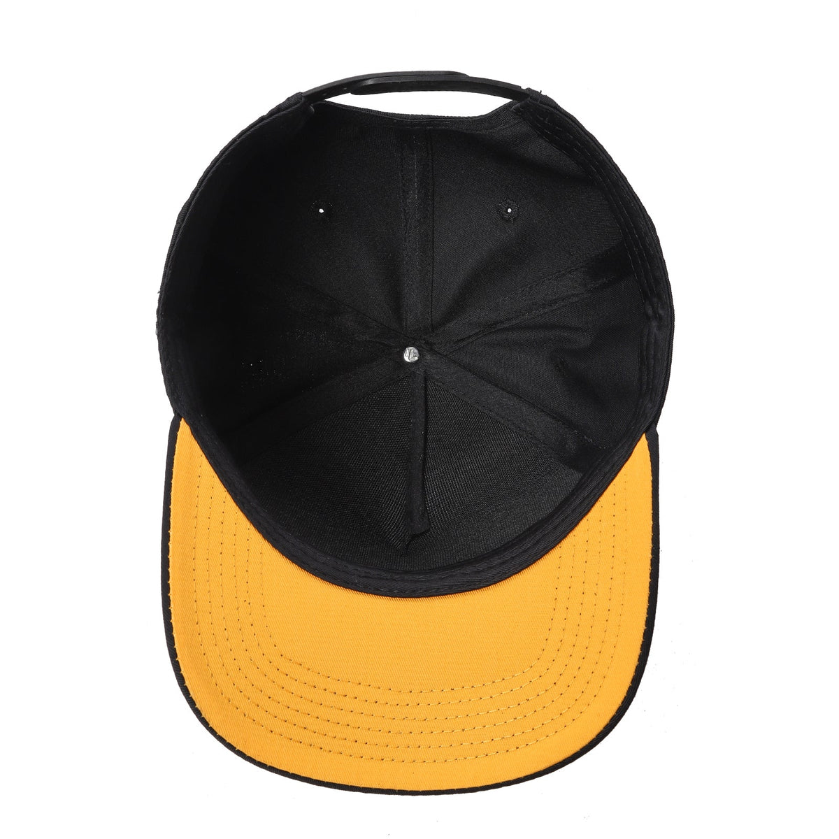 TCBLK-5 Panel Black Color Snapback Baseball Cap - AQUA/BLACK - Burzip Wholesale