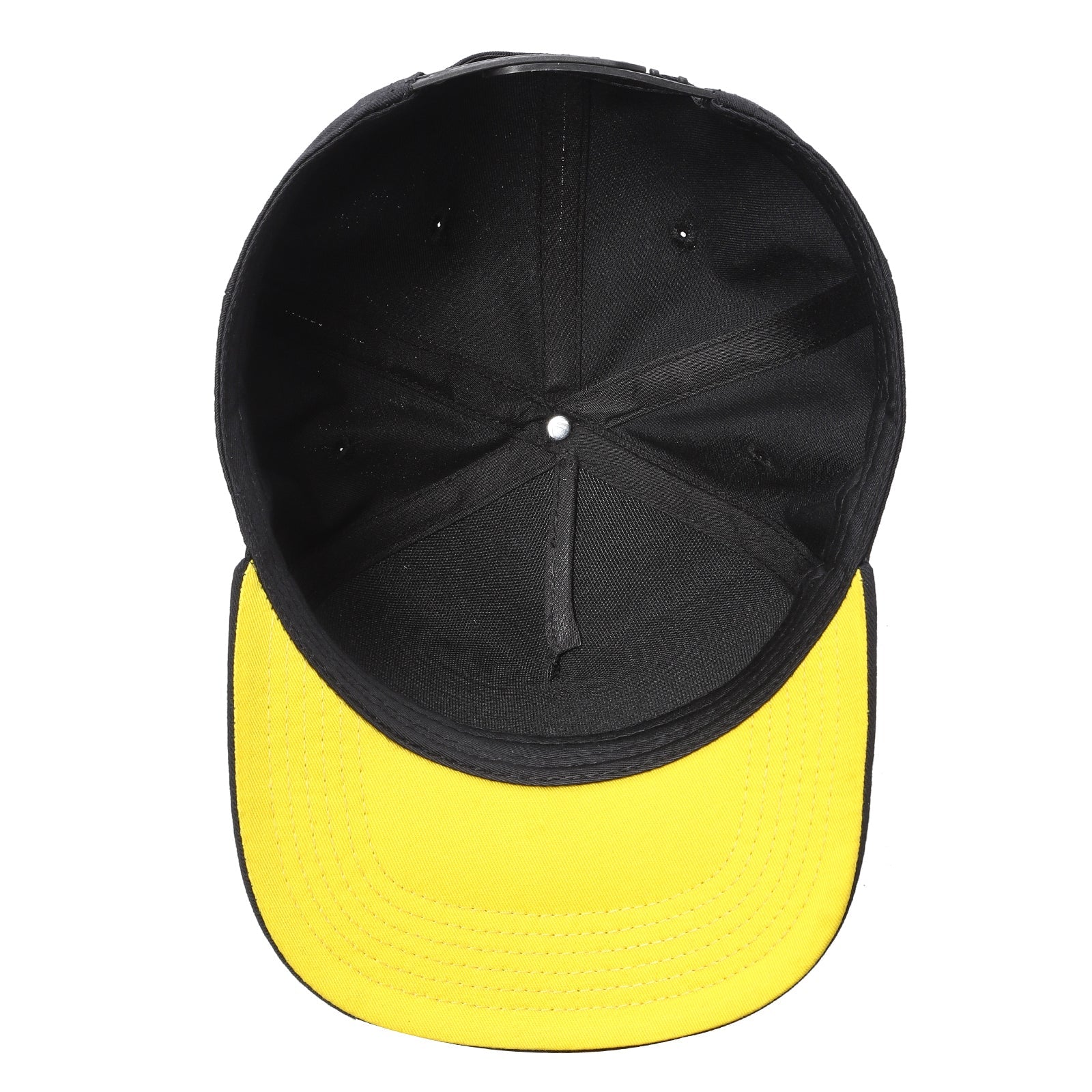 TCBLK-5 Panel Black Color Snapback Baseball Cap - D.GREEN/BLACK - Burzip Wholesale