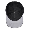 TCBLK-5 Panel Black Color Snapback Baseball Cap - BLACK / KHAKI - Burzip Wholesale