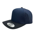 Tcnew 5panel Twill Fabric 2tone Snapback Cap New Arrivals - BROWN/BLK - Burzip Wholesale