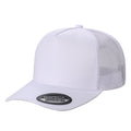 5panel Twill Crown Tracker Mesh Snapback Solid 5trtm - D.GREY - Burzip Wholesale