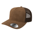 5Panel Suede Front Mesh Back Trucker Cap for Burning Art sum 520 - DARK NAVY - Burzip Wholesale