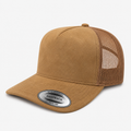 5Panel Suede Front Mesh Back Trucker Cap for Burning Art sum 520 - PURPLE - Burzip Wholesale