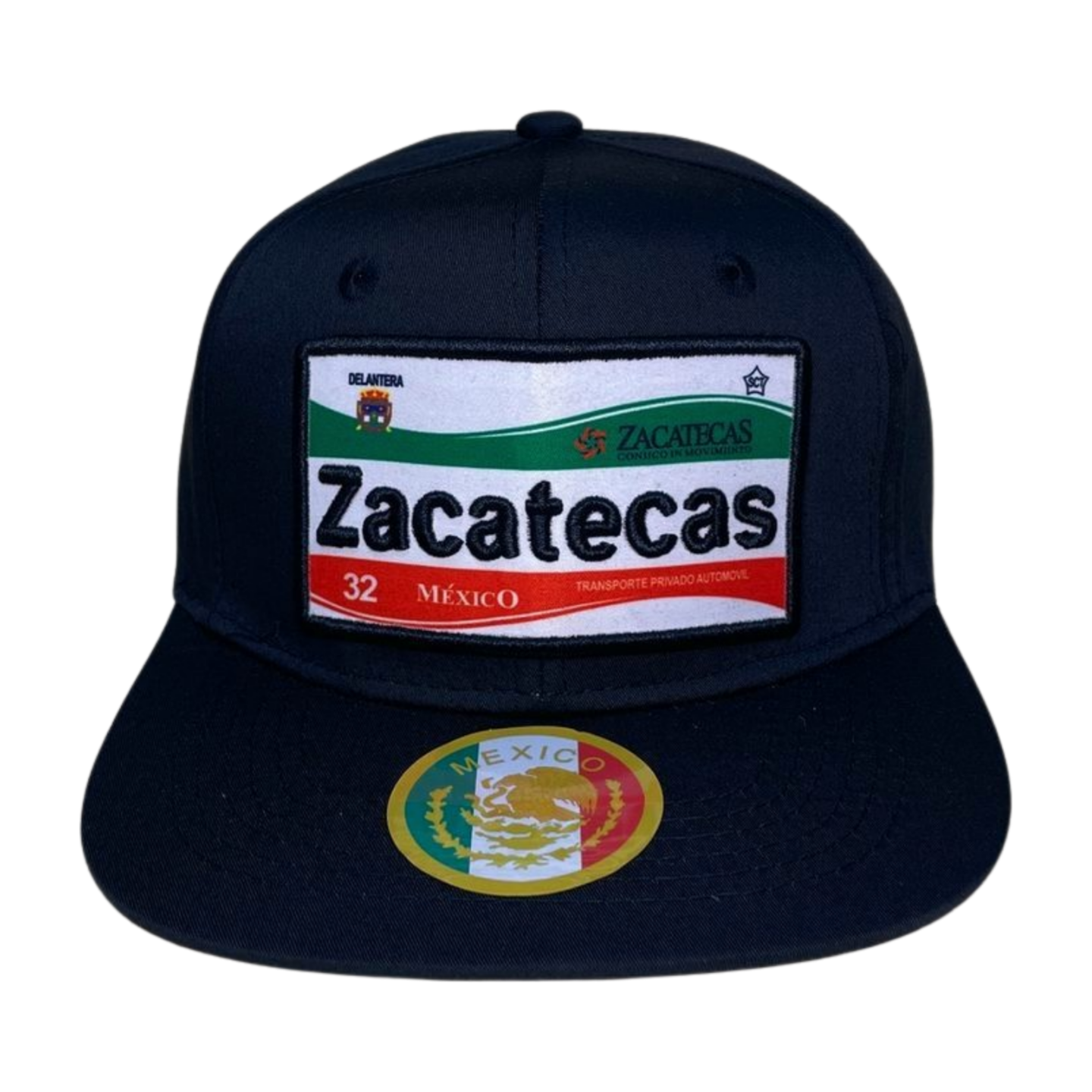 HTF-MX CITY-PK6-BLK SNAPBACK WITH PATCH, EMBROIDERY (6PCS/PACK) - ZACATECAS - Burzip Wholesale