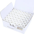 Bobbin Thread (1case=) - WHITE - Burzip Wholesale