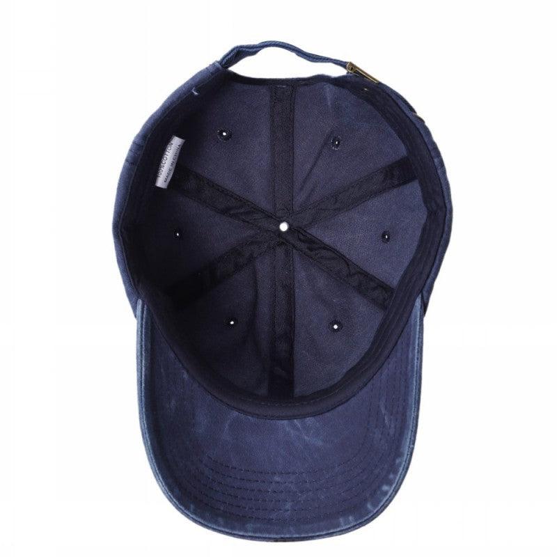Pigment Dyed Dad Hat with Buckle Adlustable Blank Caps Pdh - D.grey - Burzip Wholesale