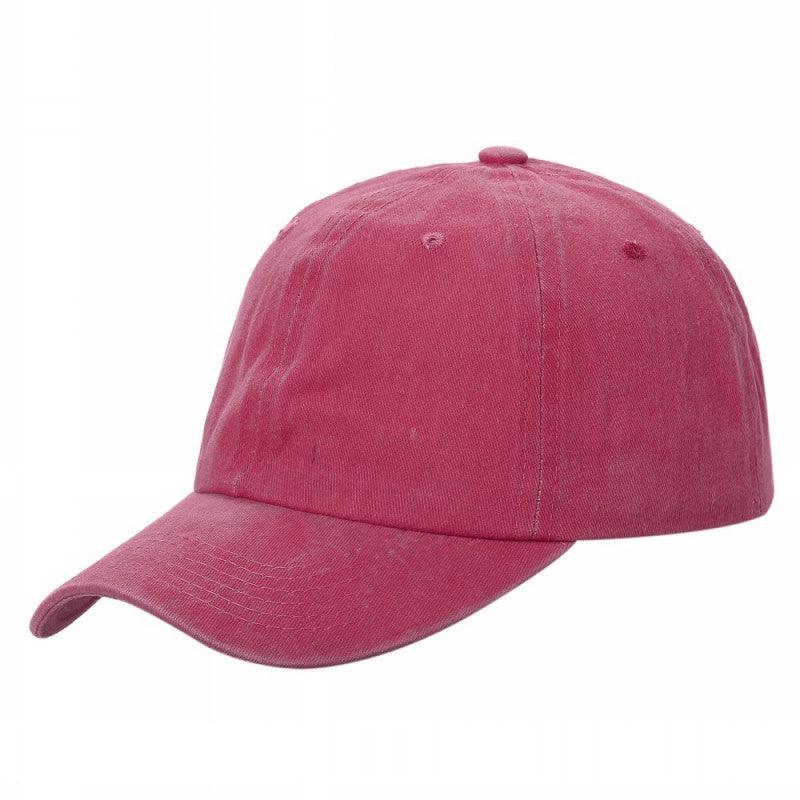 Pigment Dyed Dad Hat with Buckle Adlustable Blank Caps Pdh - Mango - Burzip Wholesale