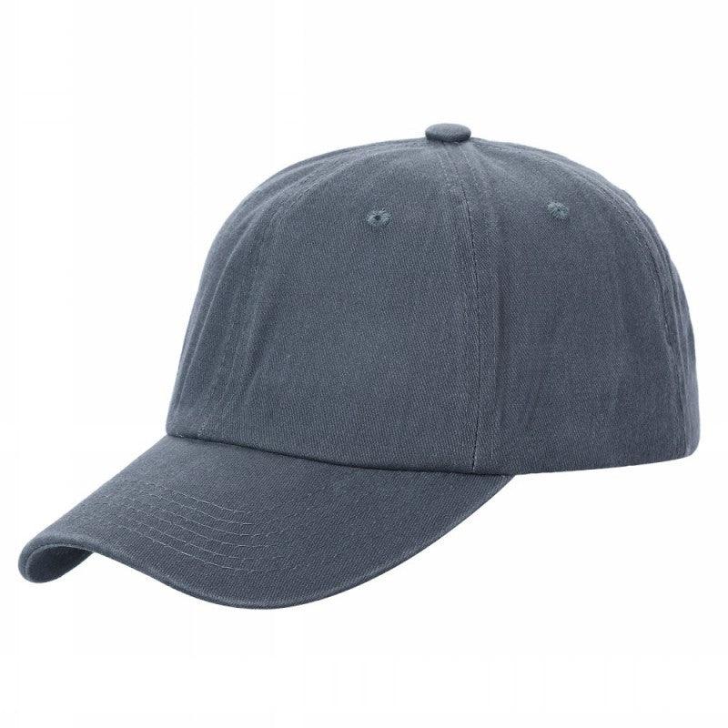 Pigment Dyed Dad Hat with Buckle Adlustable Blank Caps Pdh - Navy - Burzip Wholesale
