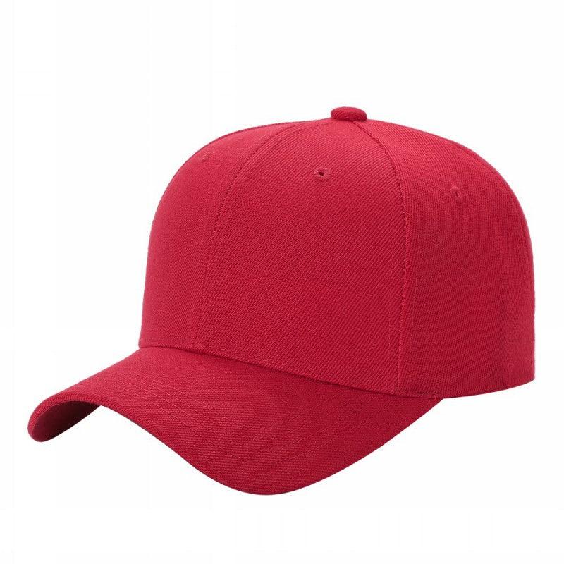 6 Panel Velcro pain Caps v1 - H.pink - Burzip Wholesale