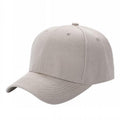 6 Panel Velcro pain Caps v1 - DH.GREY - Burzip Wholesale