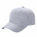 6 Panel Velcro pain Caps v1 - D.grey - Burzip Wholesale