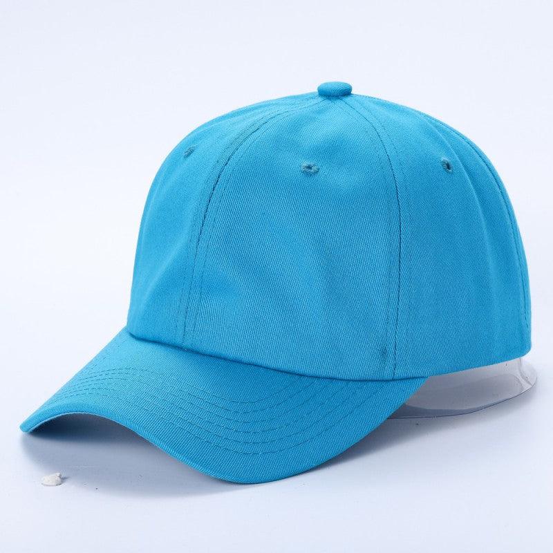 Cotton Dad Hat Solid 6panel Buckle Adjustable Blank Caps Cdh - Aqua - Burzip Wholesale