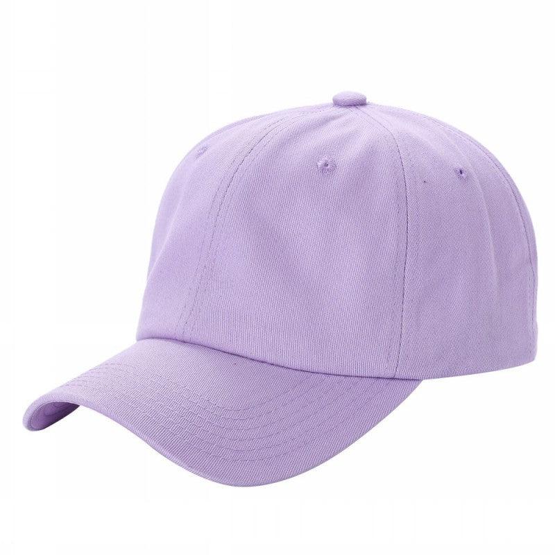 Cotton Dad Hat Solid 6panel Buckle Adjustable Blank Caps Cdh - Denim blk - Burzip Wholesale