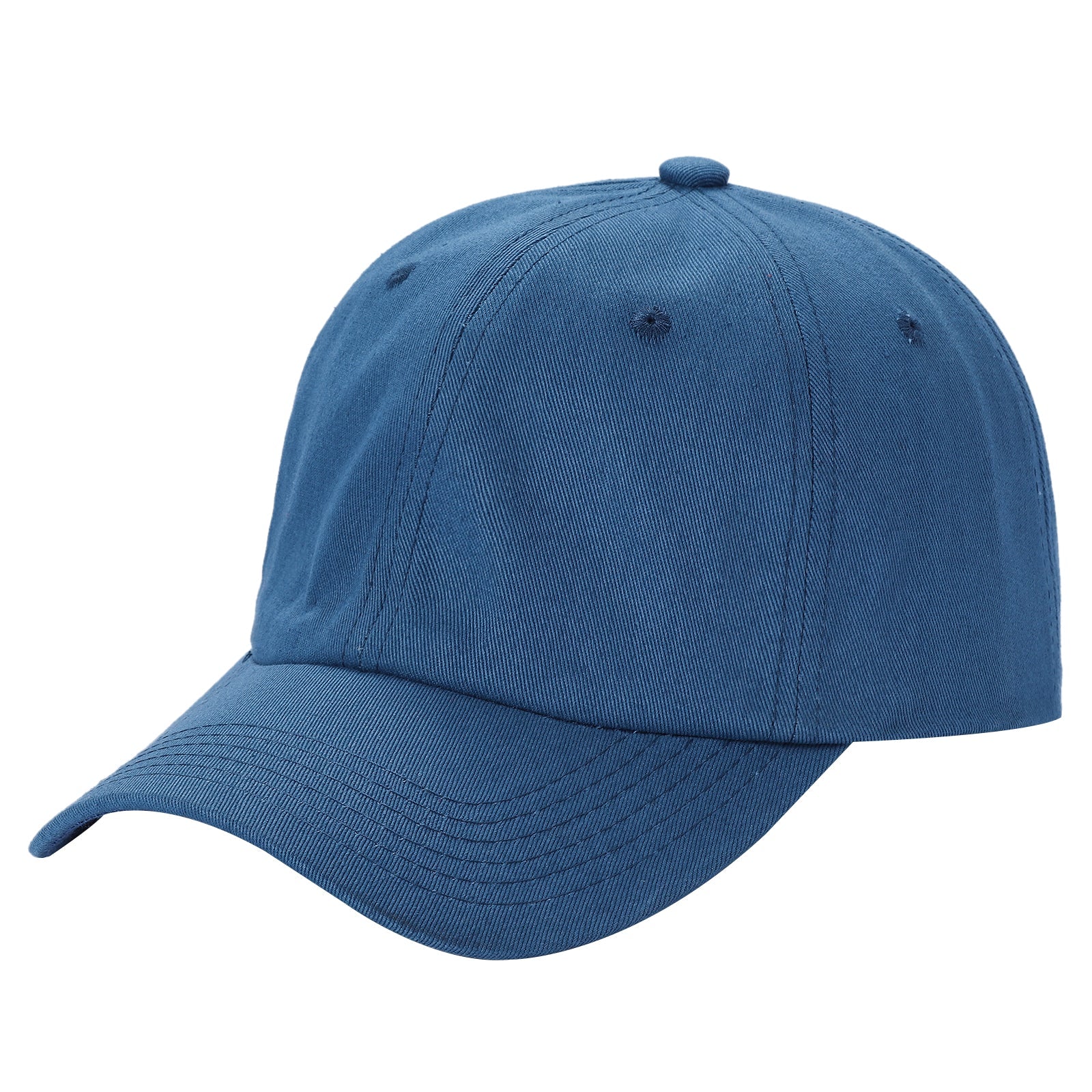 Cotton Dad Hat Solid 6panel Buckle Adjustable Blank Caps Cdh - selected color - Burzip Wholesale