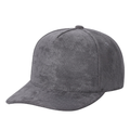 5panel Whole Suede Fabric Snapback Blank Hats 5suede - D.GREY - Burzip Wholesale