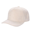 5panel Whole Suede Fabric Snapback Blank Hats 5suede - TAN - Burzip Wholesale