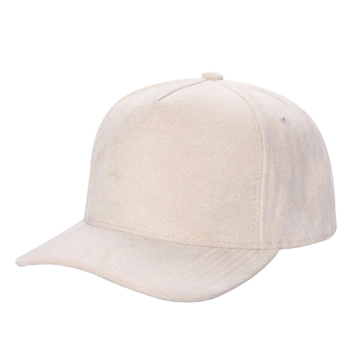 5panel Whole Suede Fabric Snapback Blank Hats 5suede - TAN - Burzip Wholesale