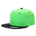 PS-POLY SNAPBACK FLAT BILL - BLACK - Burzip Wholesale