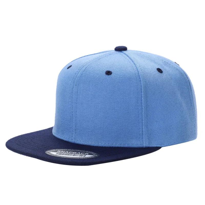 PS-POLY SNAPBACK FLAT BILL - DH.GREY/PURPLE - Burzip Wholesale