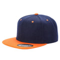 PS-POLY SNAPBACK FLAT BILL - L.GREY/NAVY - Burzip Wholesale