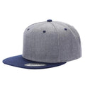 PS-POLY SNAPBACK FLAT BILL - SKY/NAVY - Burzip Wholesale