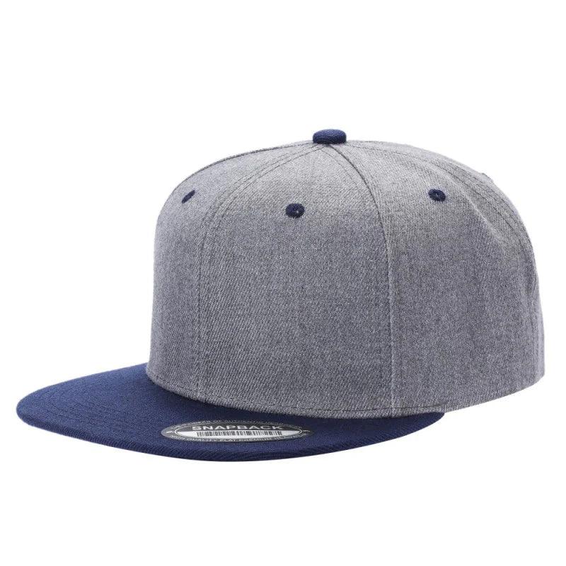 PS-POLY SNAPBACK FLAT BILL - SKY/NAVY - Burzip Wholesale