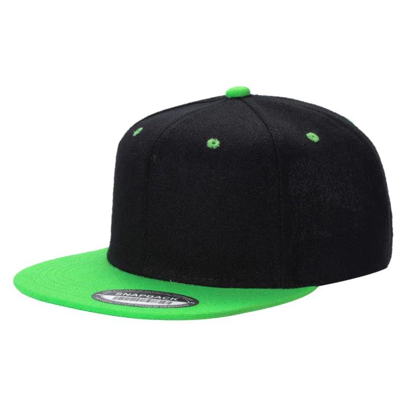 PS-POLY SNAPBACK FLAT BILL - selected color - Burzip Wholesale